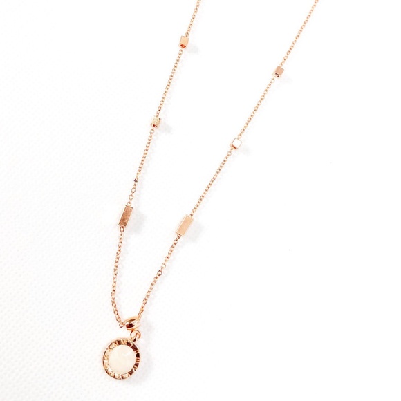 Titanium Steel Double-sided Pendant Necklace - Picture 4 of 4